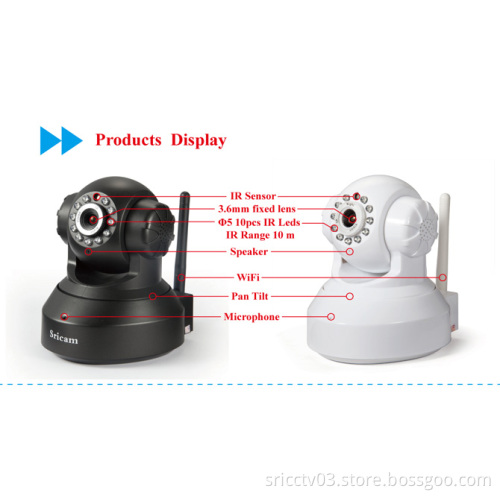 Sricam AP002 P2P wifi H.264 hd IR-CUT digital magapixel camera